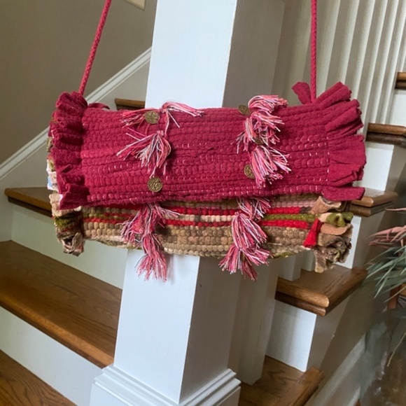 Anthropologie Ibban Tassel Embellished Clutch Crossbody - Picture 11 of 14